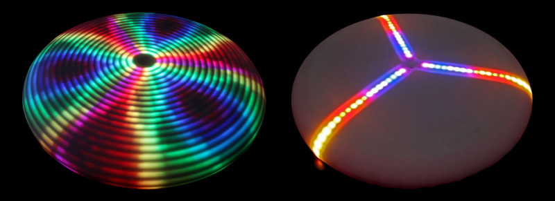 Светодиодный фрисби Pixel Disc с двусторонним свечением